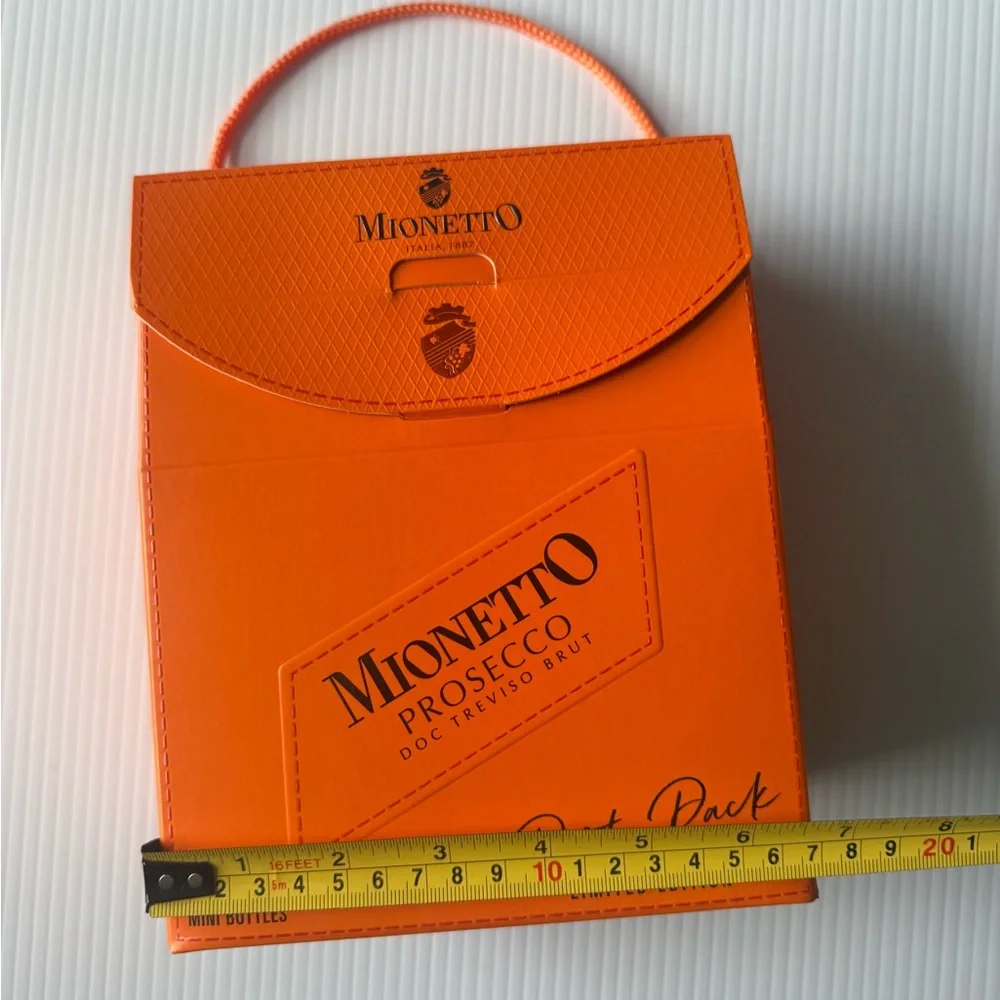 Mionetto Prosecco Party Pack Limited Edition EMPTY Box Gift Carrier Orange New